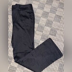 Ann Taylor Petite Gray Herringbone Pants